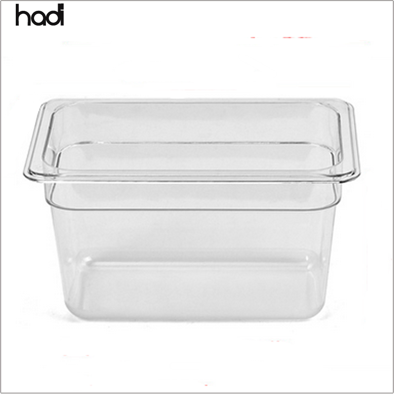 Restaurant Hotel Supplies Buffet Plastic Gastronorm Food Pan High Quality Full Size Polycarbonate Food Pan PC Gn Food Pan for Sale
