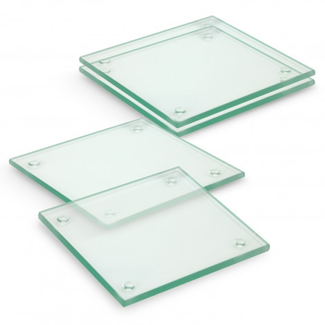 Custom Clear Round Personalised Photo Glass Coaster for Heat Press Transfer Printing
