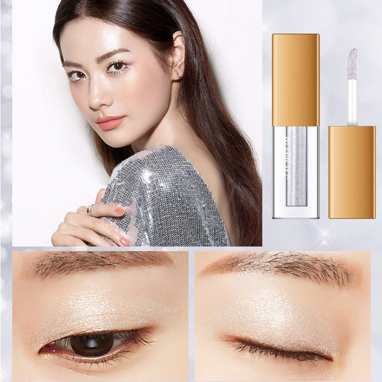A002liquid Eye Shadow High Gloss Liquid Sparkle Powder Sequin Pearl Liquid Waterproof Have Stock
