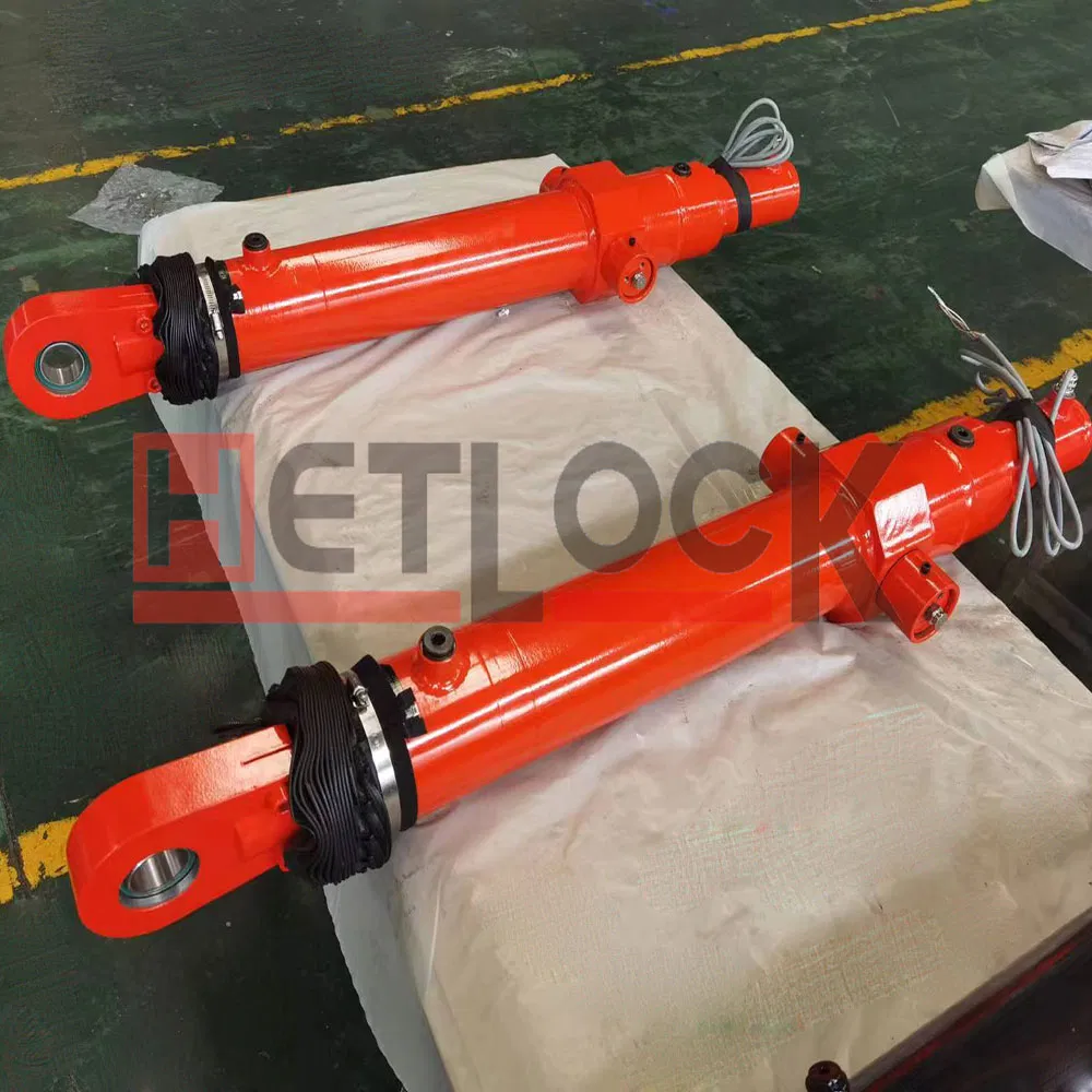 Гидравлический цилиндр с датчиком хода