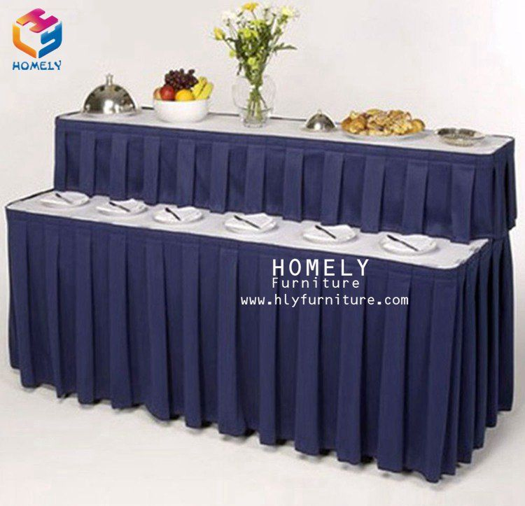 Polyester Factory Direct Price Wholesale Table Cloth Table Skirt