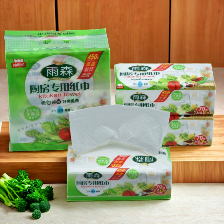 OEM Paper Towels Absorbent Soft Toilet Tissue Virgin Wood/Bambo Disposable Interfold Paper Towel 175 Pieces for Kitchen