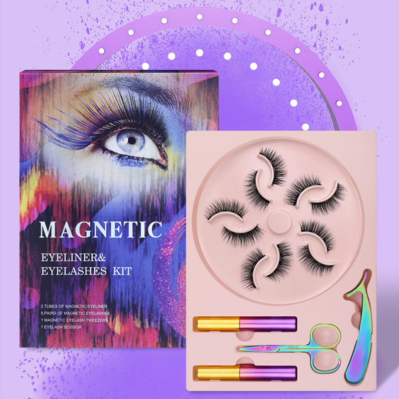 Wholesale False Lashes Handmade Vegan 3D 5D Silk Lashes Faux Mink Eyelashes