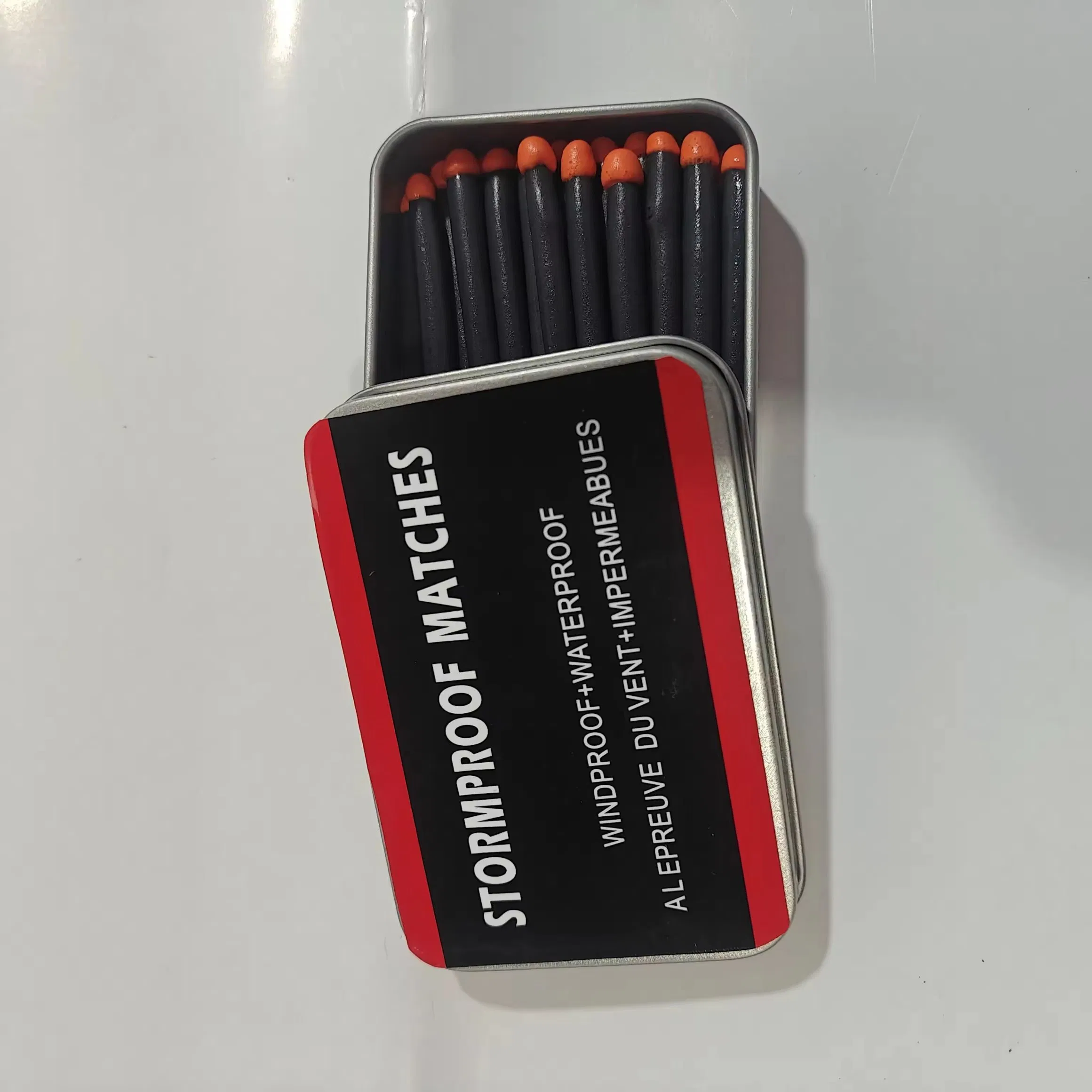 75mm Wooden Match Stick with Rectangle Box Outdoor Survival Stormproof & Waterproof Safety Matches