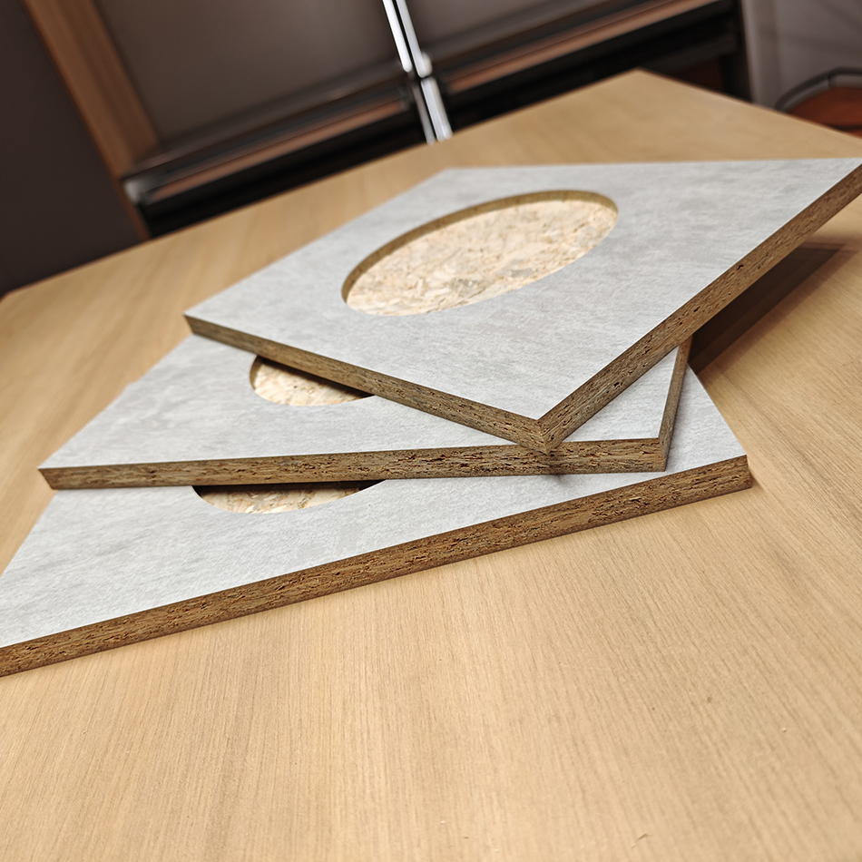 Plain Veneer Wall Paneling Raw Furniture Eco-Friendly Particle Board Chipboard