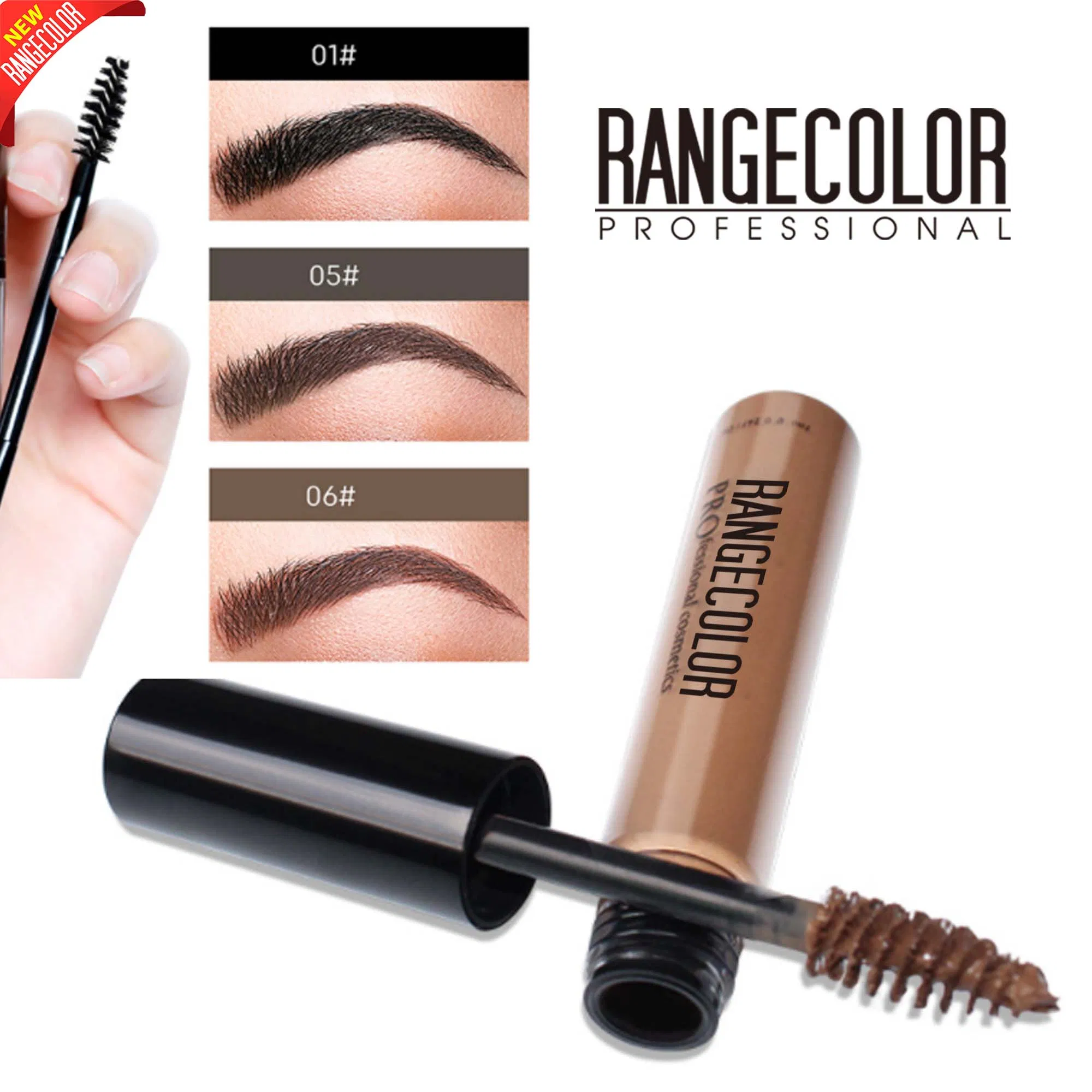 Professional Waterproof Long Lasting Perfect Eyebrow Gel Private Label Cosmetic