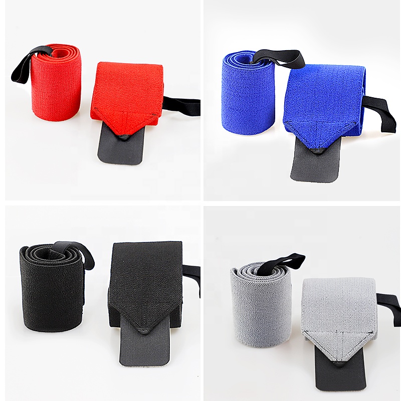 Напульсники для тяжелой атлетики с фиксацией запястья