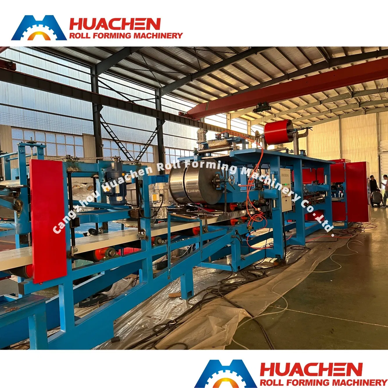 EPS Rock Wool Sandwish Panel Production Line Machine