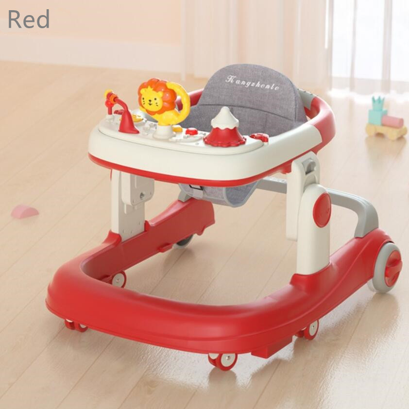 U-Type Baby Pram Anti-Rollover Foldable Baby Walkers in 9th Gear Height Adjustment