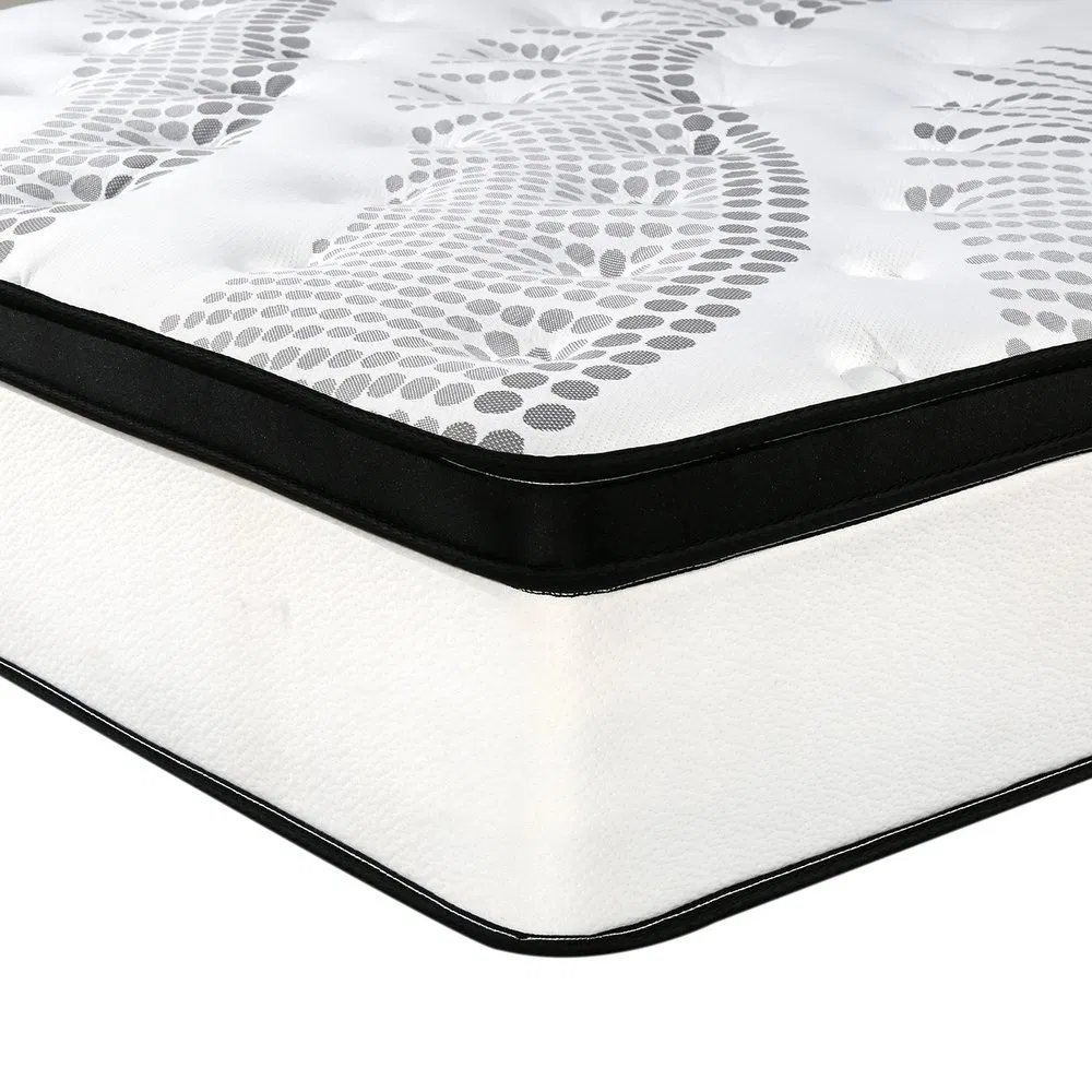 Flame-Retardant Barrier Pocket Spring Coil Hotel Bed Mattress for Club Suites