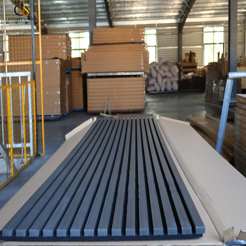 Acoustic Soundproof Material MDF Pet Acoustic Wooden Slat Sound Proof Wall Panels