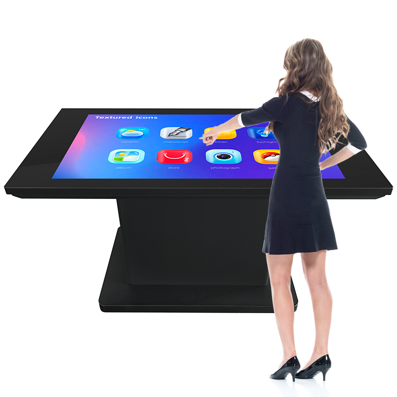 Indoor 4K Waterproof Icd Screen Interactive Restaurant Coffee Shop Smart Touch Table