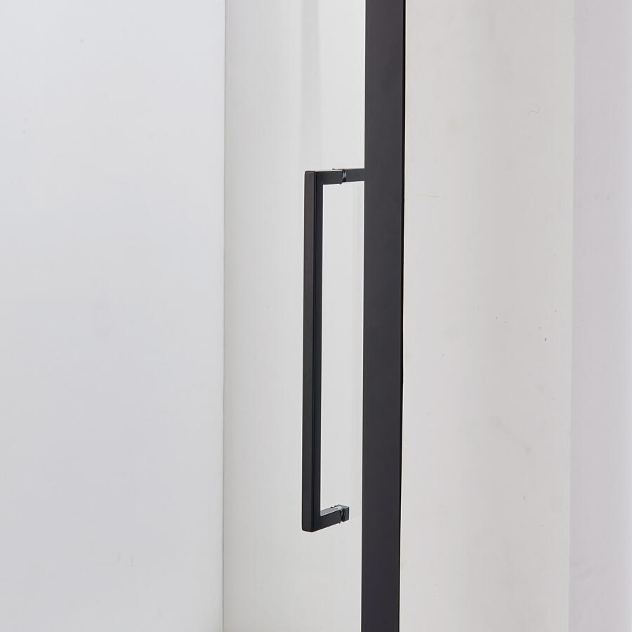 Square Shower Room Matt Black Aluminum Profile Frame Discount Price