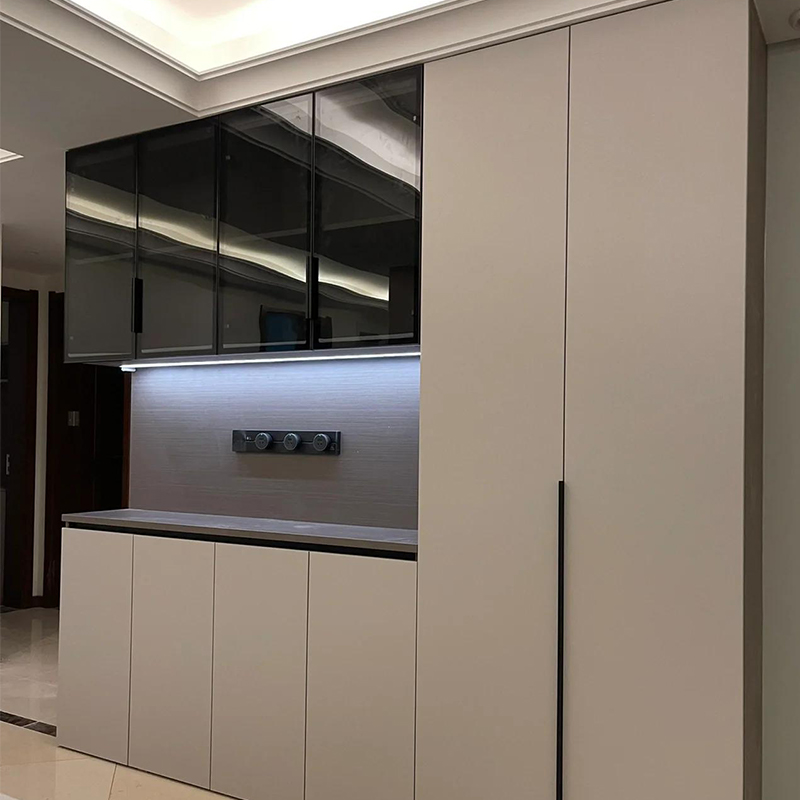 Шкаф буфет для столовой винный боковой деревянный