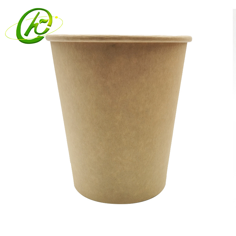 Disposable Custom Printed Cardboard Soup Rice Salad Ice Cream Kraft Paper Bowl