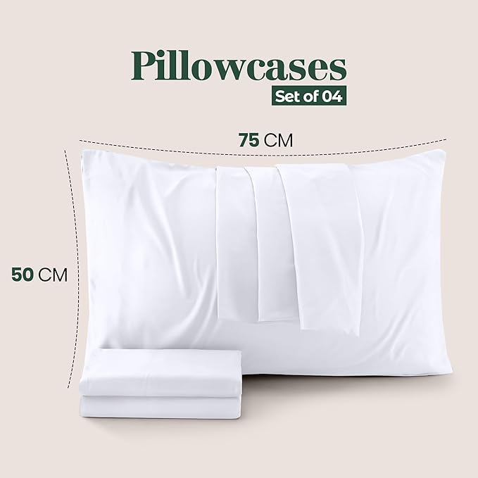 China Waterproof Pillow Protectors 50X75 Cm - 2 Pack White Zipped Pillow Covers Washable