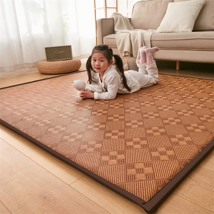 Non-Toxic Memory Foam Cushion Carpet Anti-Slip Japanese Tatami Mat for Children's Play Area Washable Suitable for Summer