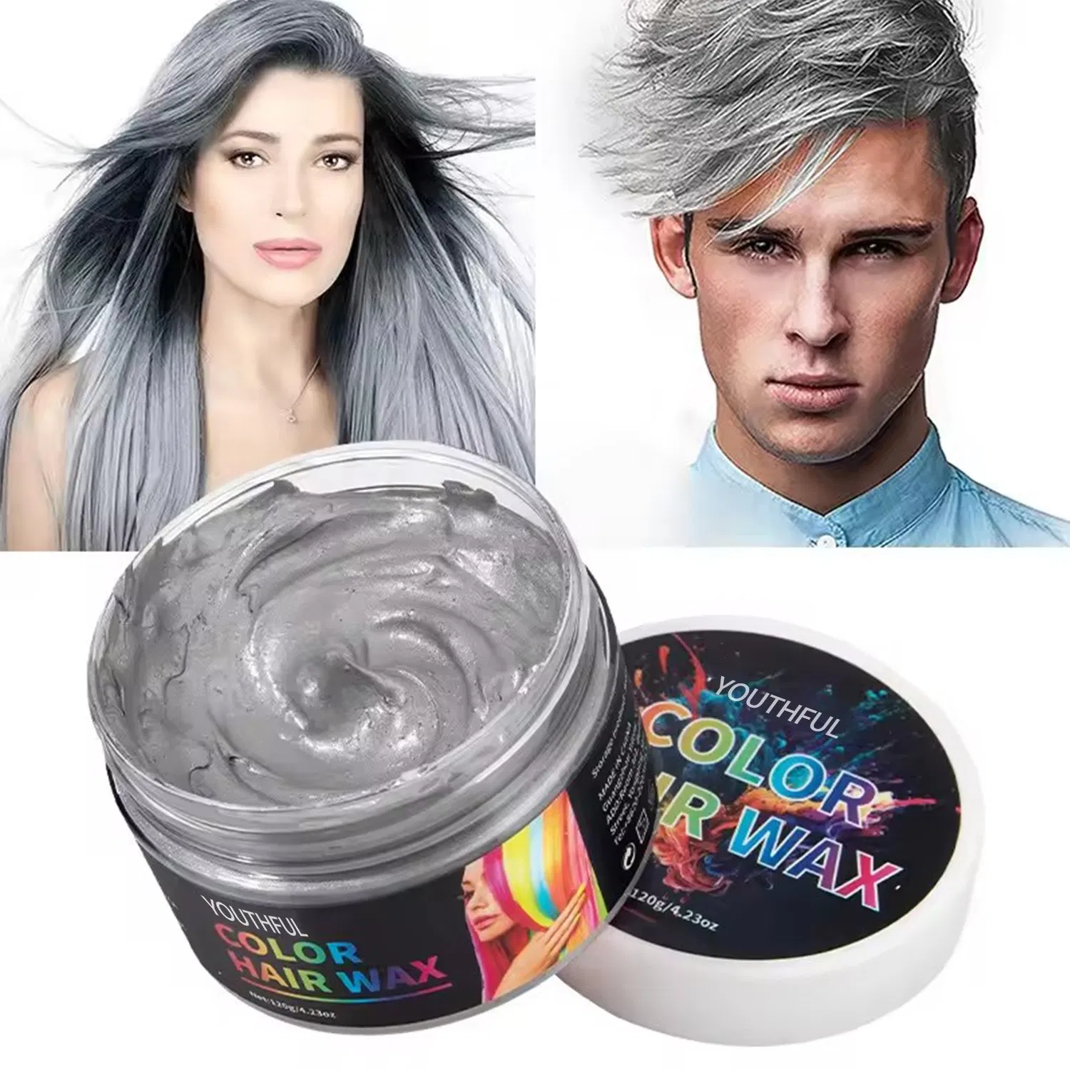 Organic Ingredient Temporary Hair Color Wax