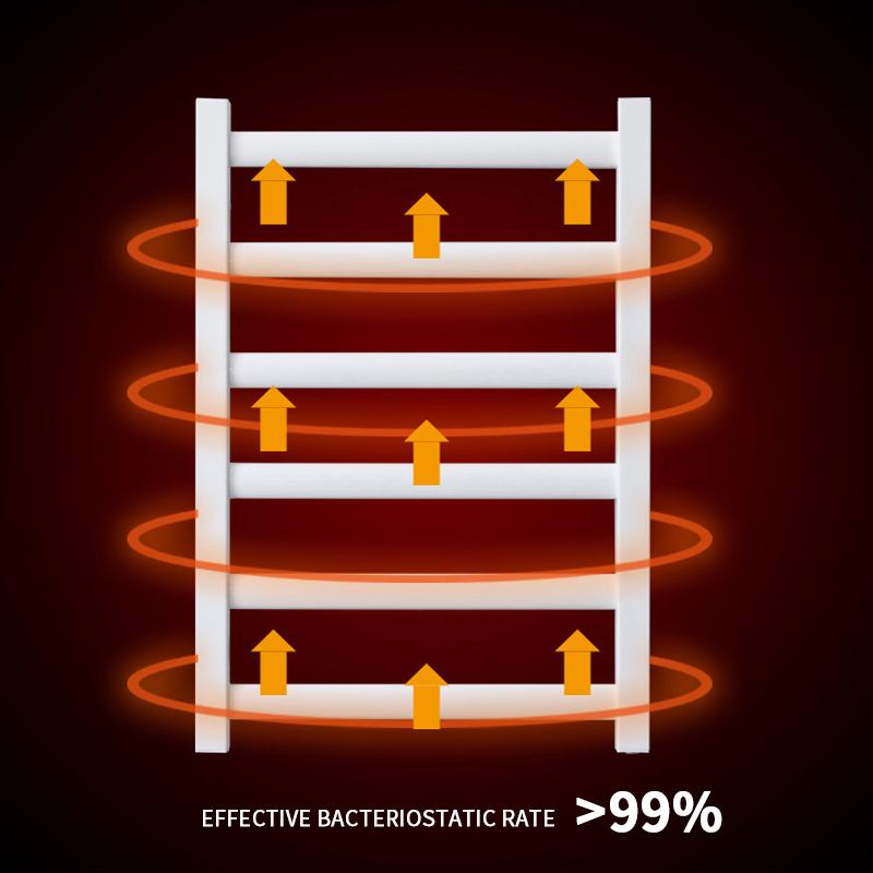 Wall Mounted Radiator Electric Towel Rack Bathroom Heated Towel Warmer