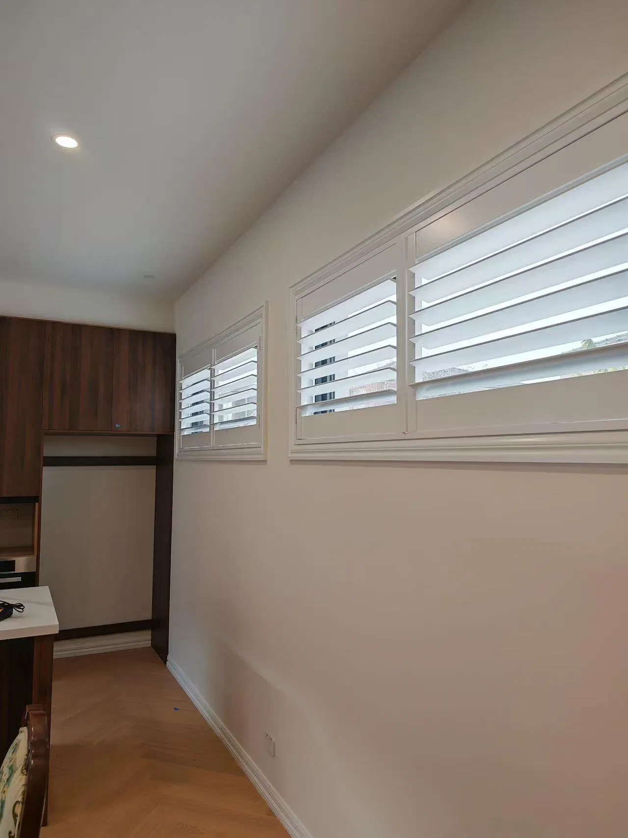 Custom Wooden Window Plantation Shutters