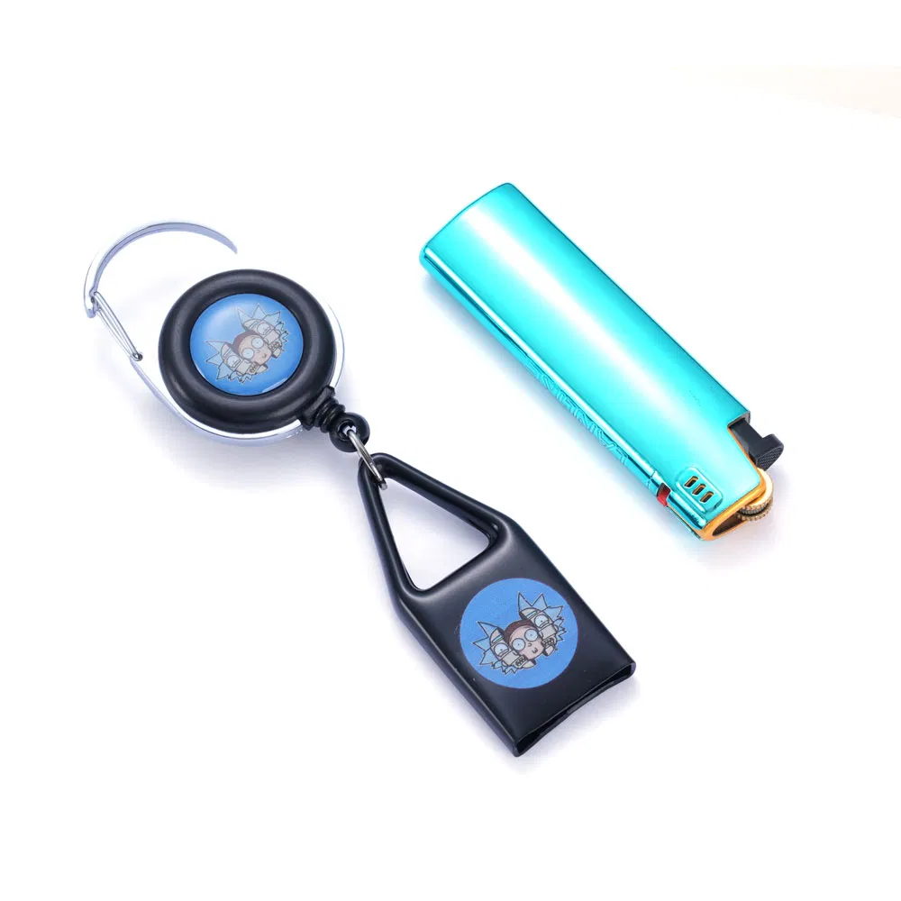 Ricky Custom Premium Lighter Case Leash Retractable Lighter Holder