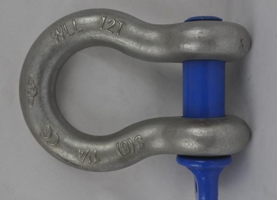 Galvanized Forged Chain Fittings Us Type Screw Pin G209 Shackle