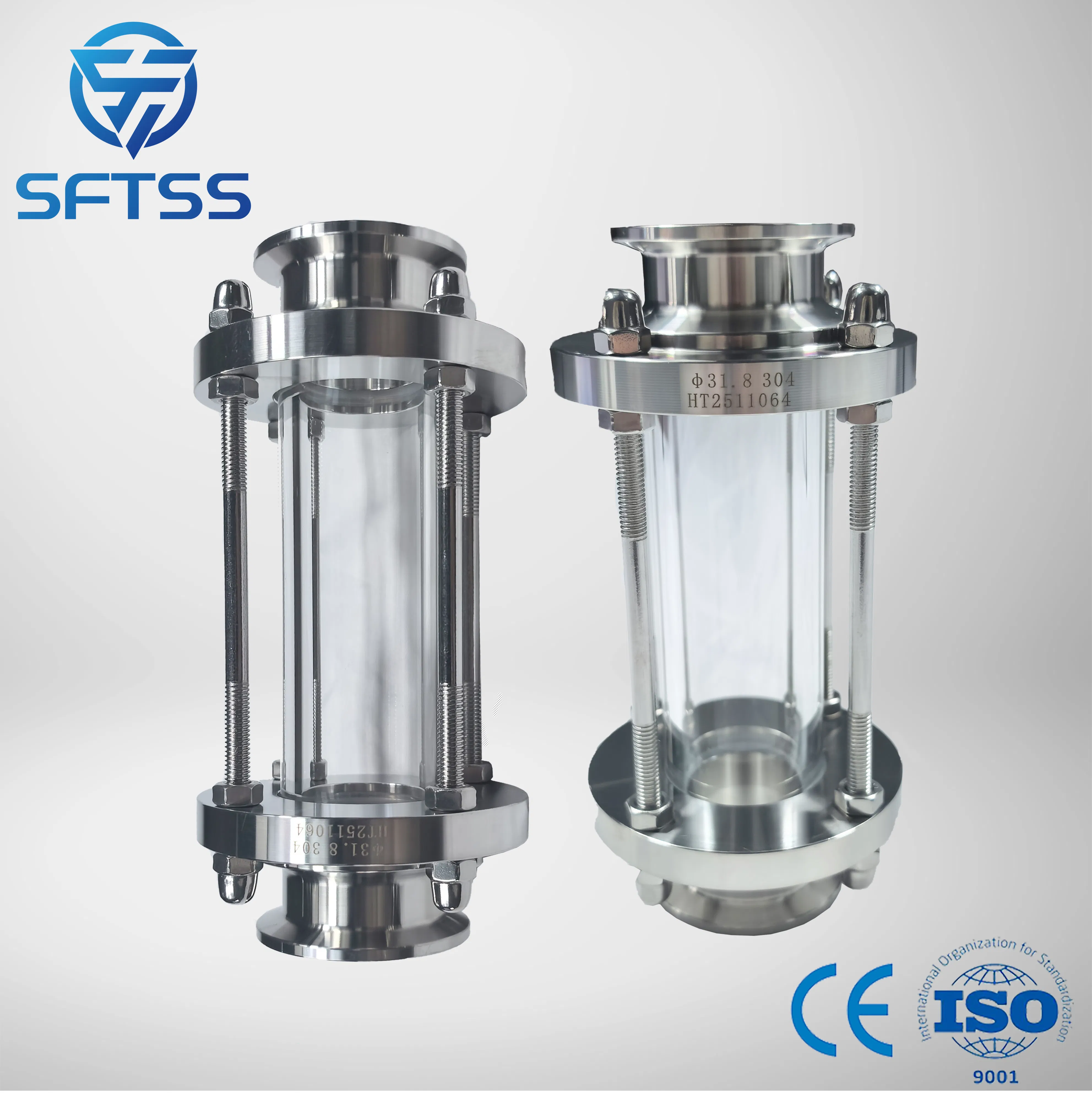 High-Quality Stainless Steel Clamp Sight Glass for Food Processing