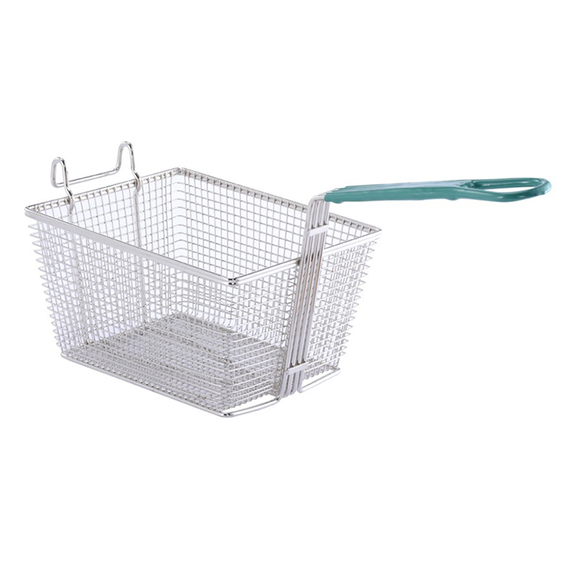 Kitchen Stainless Steel Strainer Wire Mesh French Fries Frying Basket