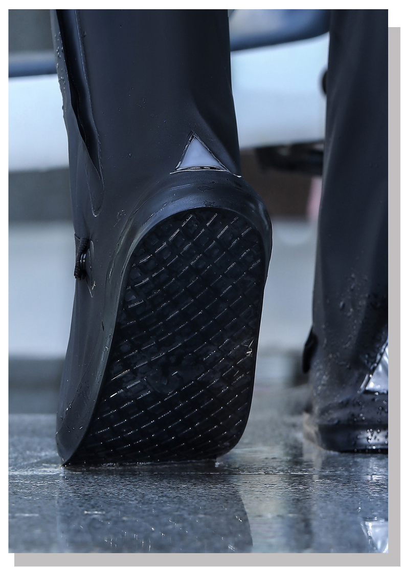 Factory Price Black Waterproof Antislip Shoes Cover for Rainy Days