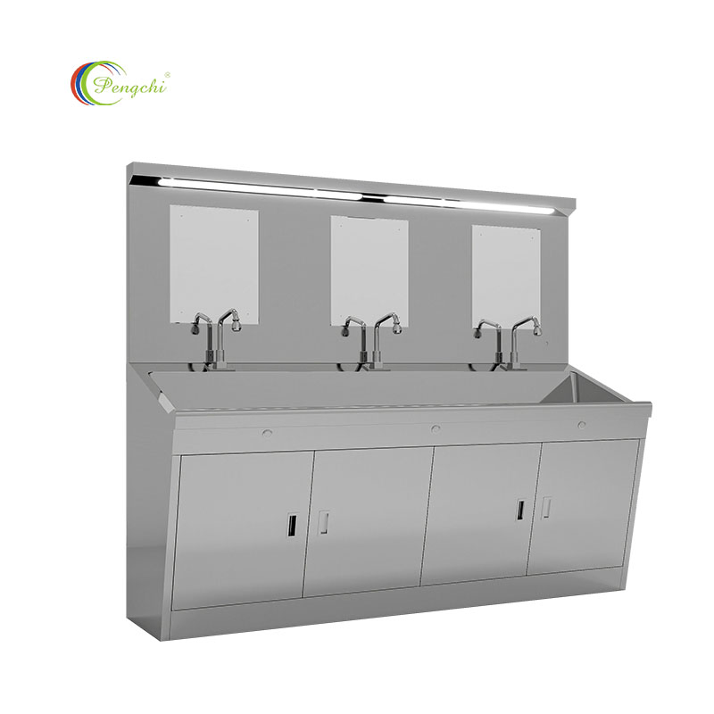 Operating Room Medical Handwashing Sink with Emergency Shut-off for Safety