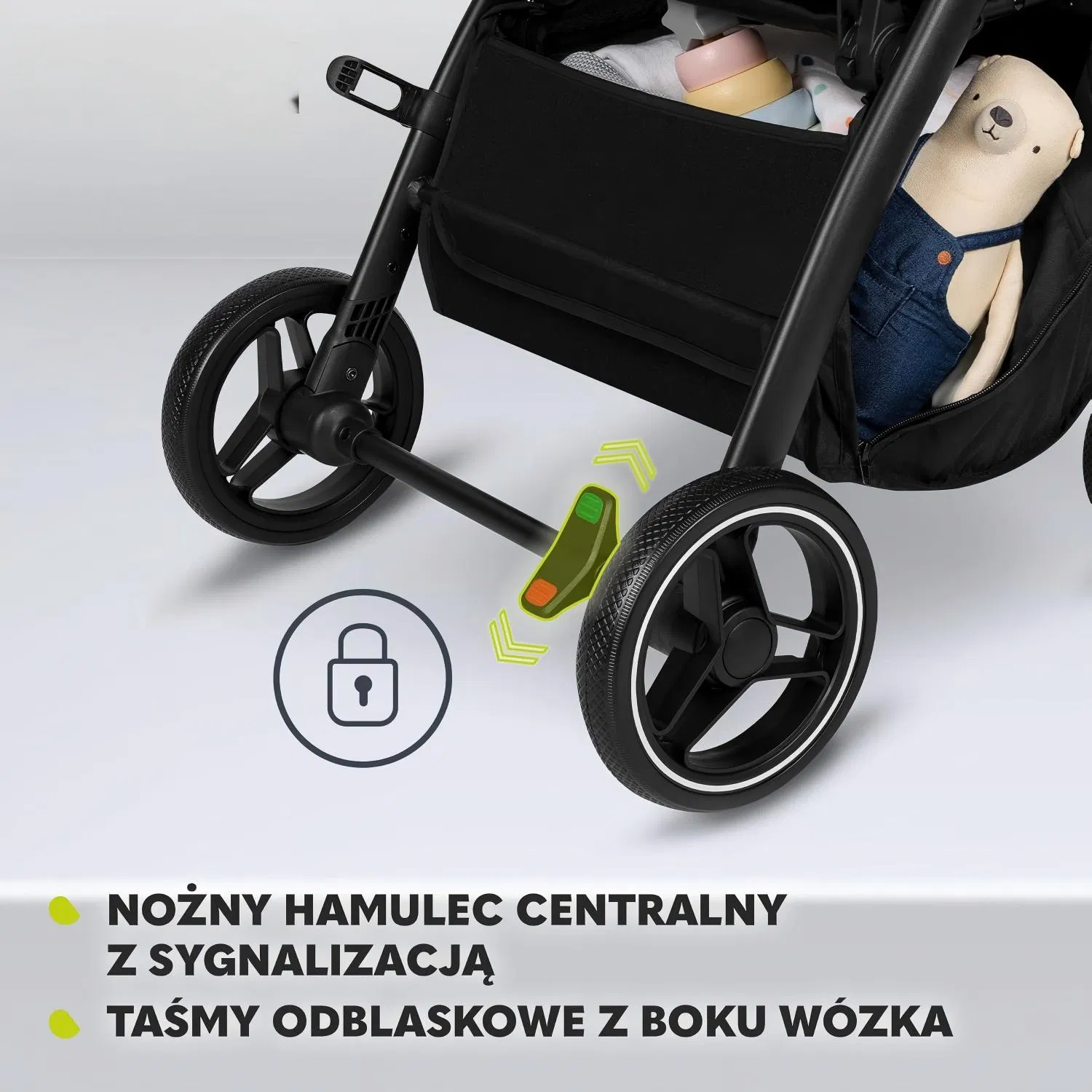 Factory Direct Wholesale Cheap Lightweight Newborn Stroller with One Hand Backrest and Footrest