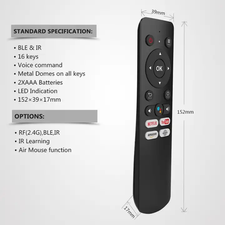 Универсальный пульт ДУ для Smart TV 4K/8K
