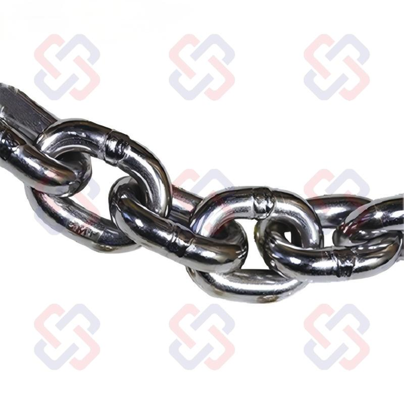Grade 30 High Polished Stainless Steel SS304 SS316L DIN766 Short Link Chain