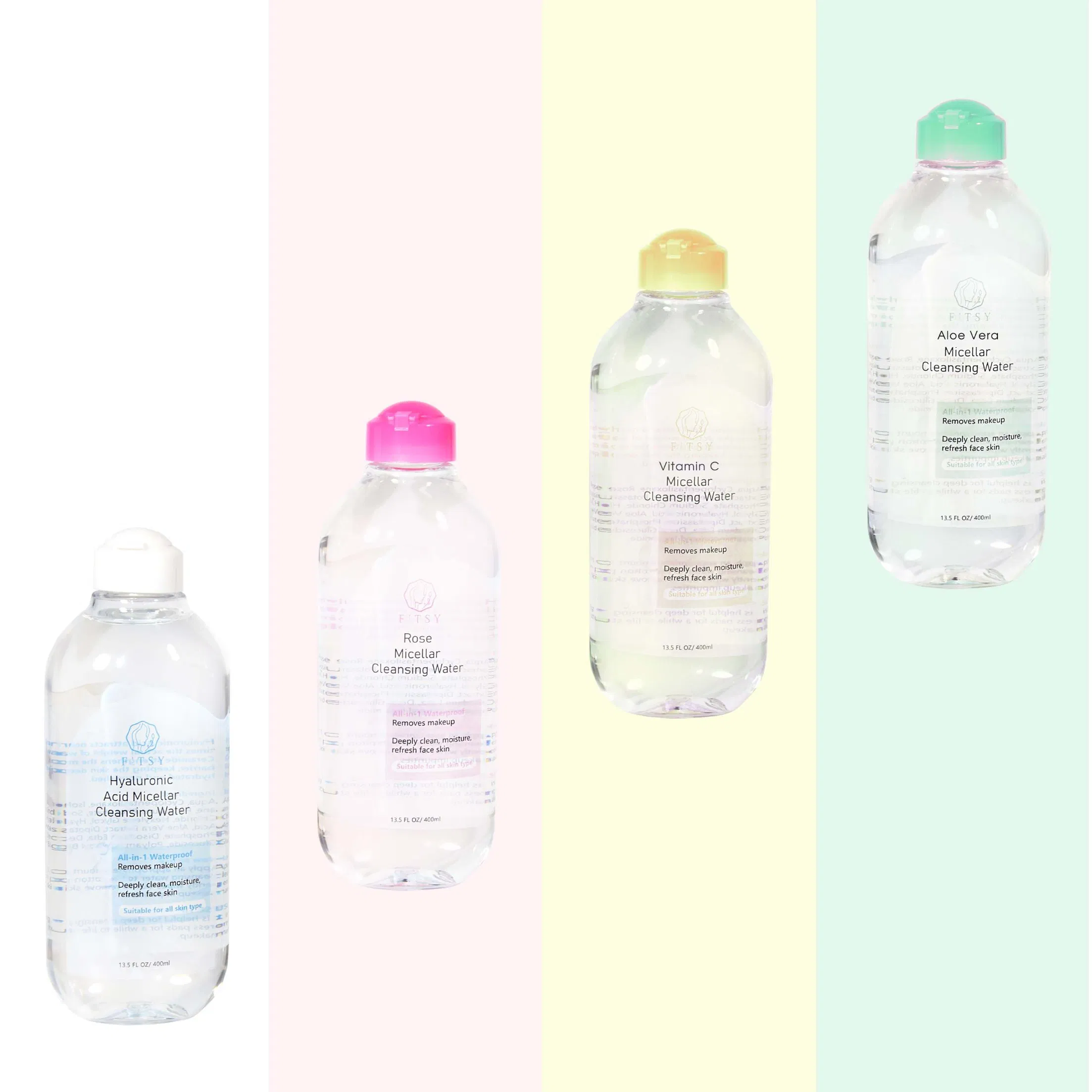 Private Label Instant Facial Cleaning Makeup Sponges & Brushes Tools Cleanser