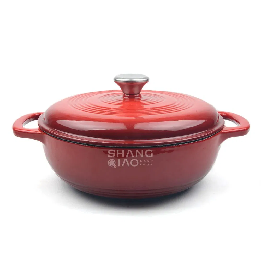 Эмалированная чугунная жаровня-казан, 3.9 кварт