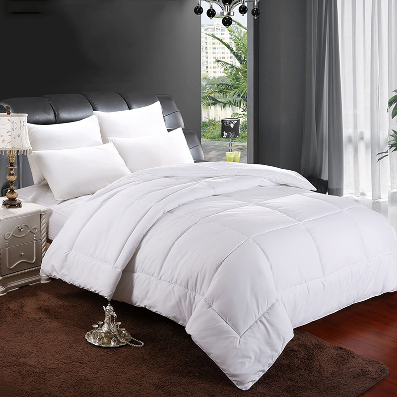 Custom Size Duvet Comforter Polyester Fill Breathable Brushed Fabric Bedding Quilt