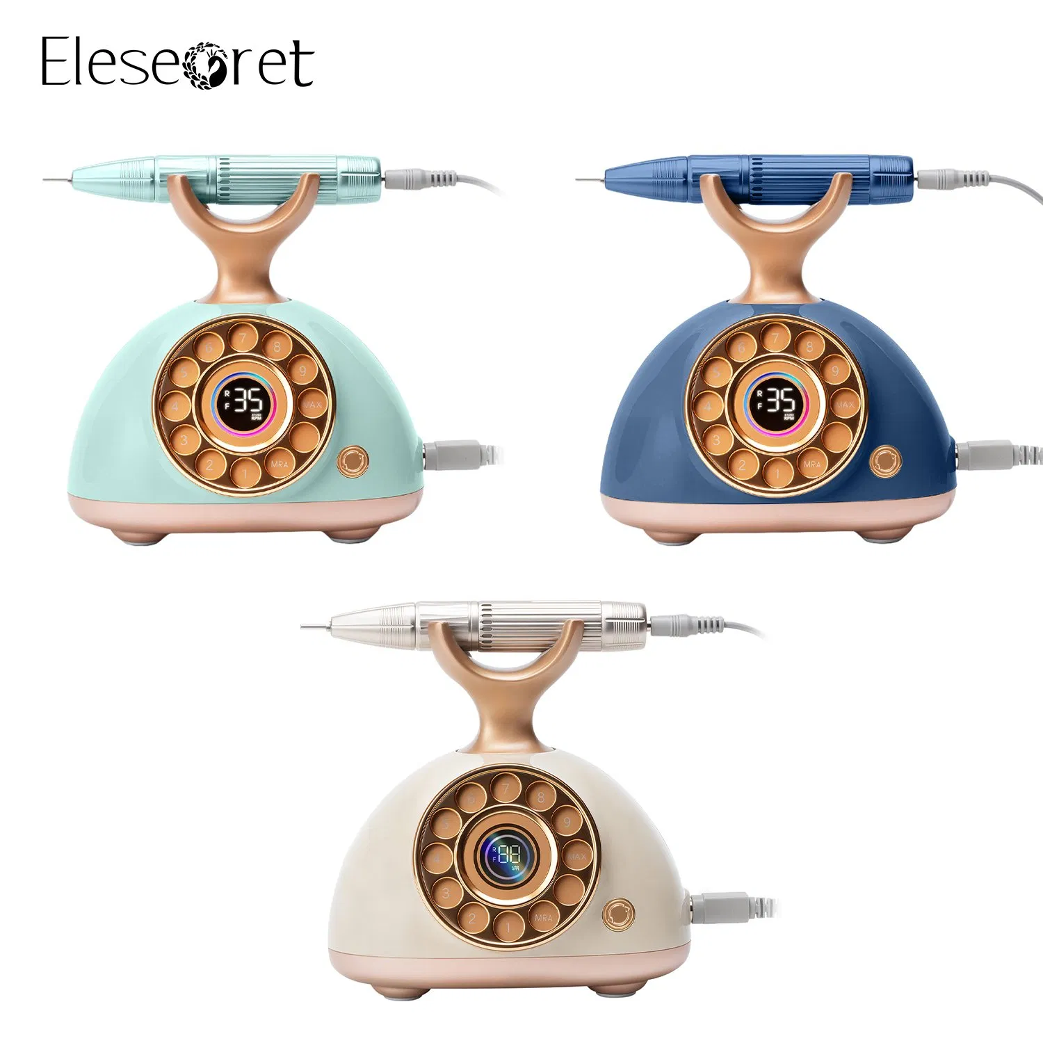 Hot China Products Wholesale Nail Drill No Heat High Speed Gel Remover Desktop Nail Machine for Salon Use