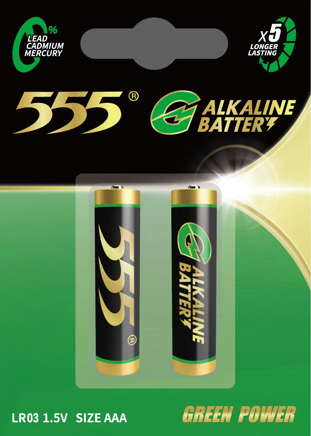 Tiger Head G Alkaline Dry Cell AA Battery Lr6 for Shaver/Camera