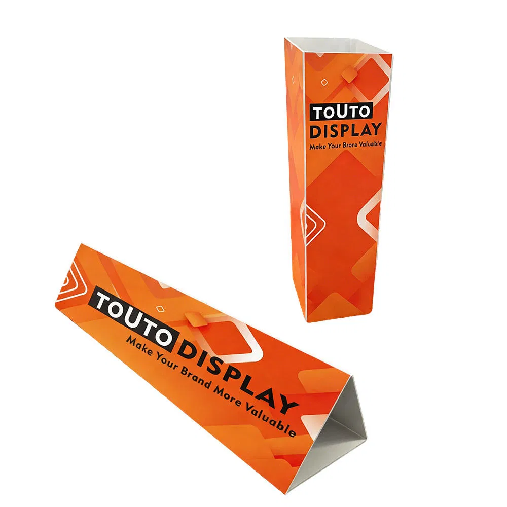 Custom Bollard Cover PP Plastic Corrugate Trade Show Display Advertise Stand