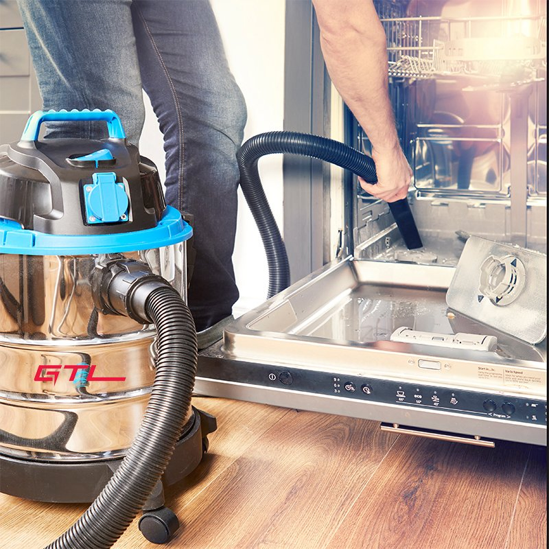 1000W Stainless Steel Tank Cleaning Machine Dry & Wet Vacuum Cleaner (VC020-15L)