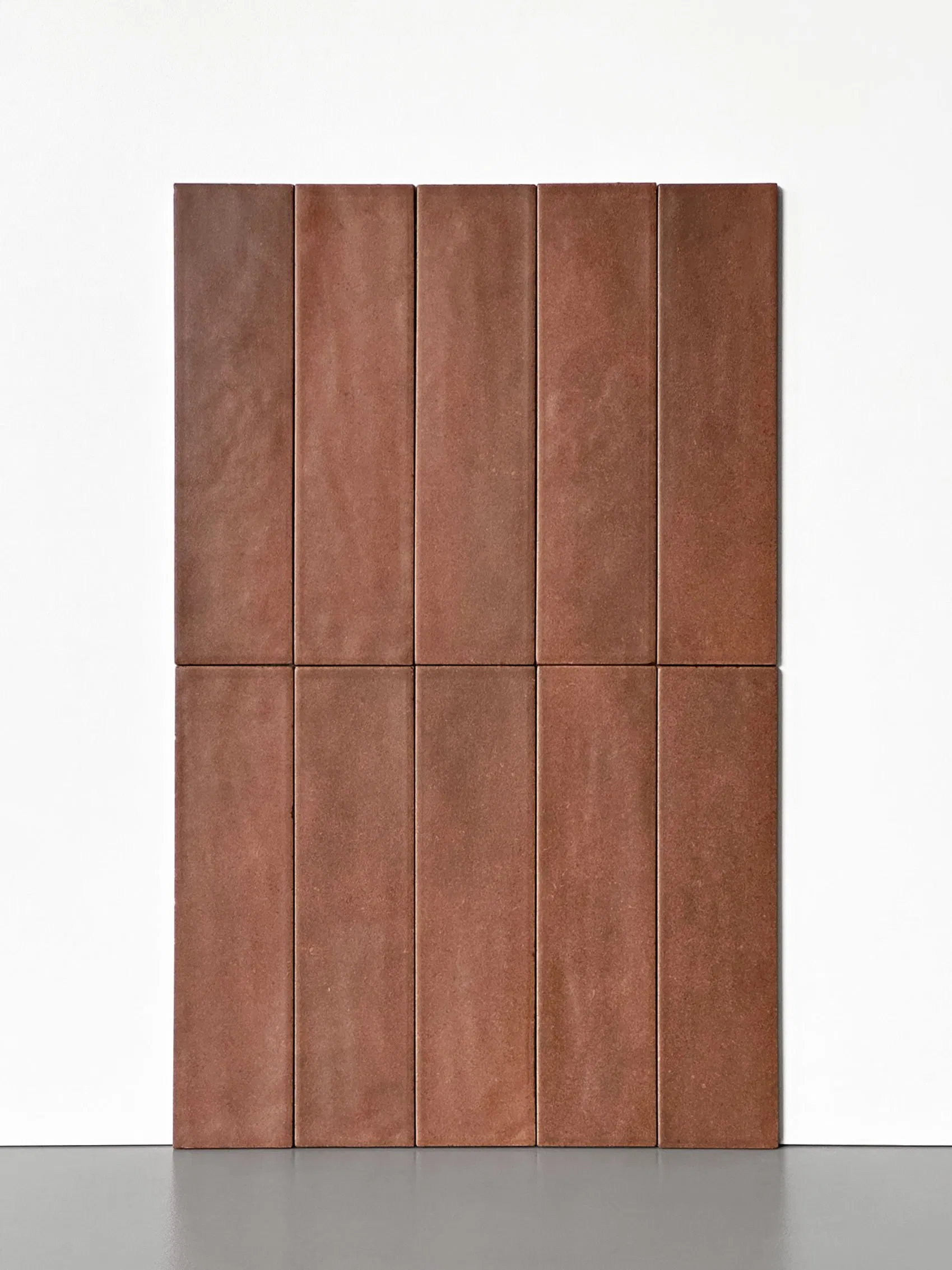 Rectangular Wall Tiles Imitating Coarse Ceramic Surfaces