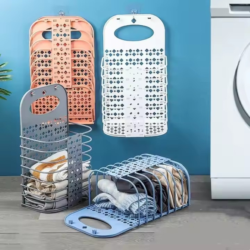 Foldable Laundry Basket for Clothes Storage and Household Organization Mi30566
