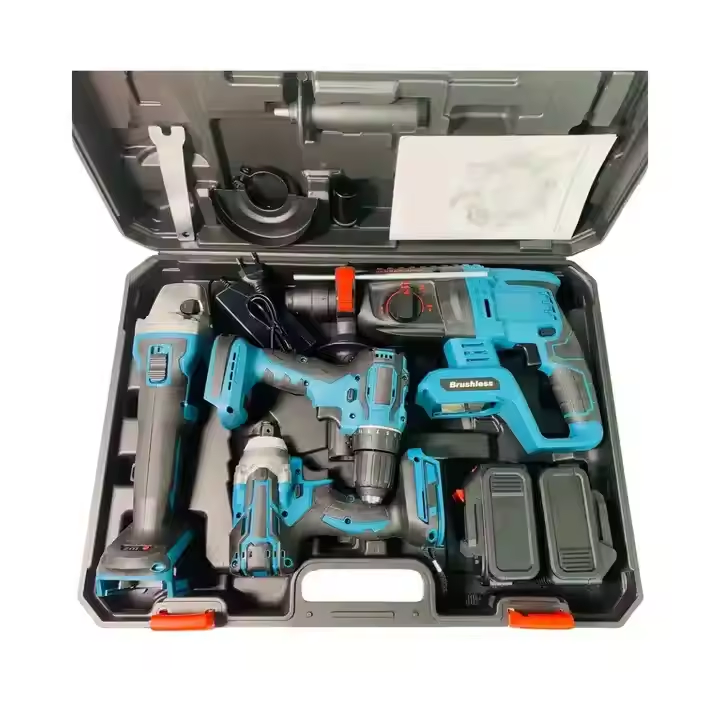 Power Tools Kit Combo with Hard Case - 52.5X40X30.5cm From Zhejiang