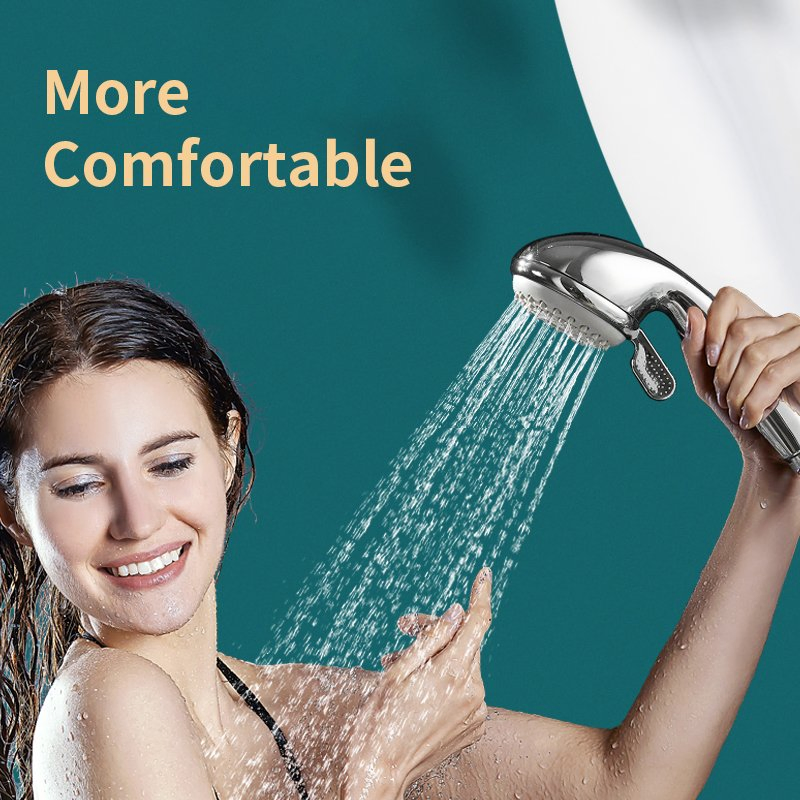 Best Selling Plastic 3f5678L 3 Functions Handheld Shower Toilet Accessories