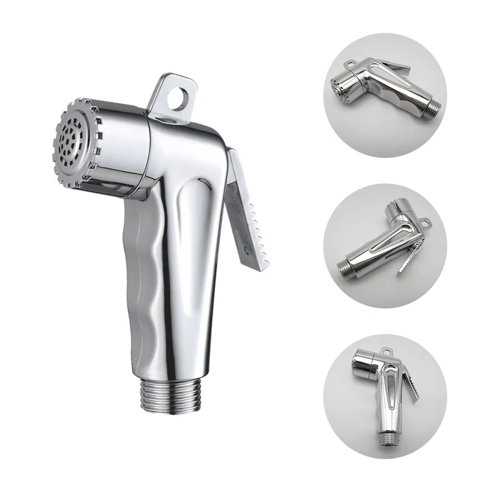 ABS Plastic Press Type Muslim Hand Shower Bidet Sprayer for Toilet Shattaf