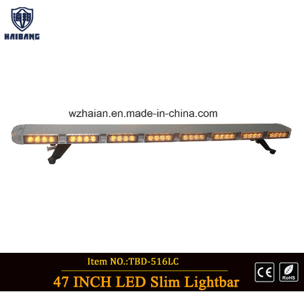 Сверхтонкая светодиодная световая балка 48 дюймов, желтая