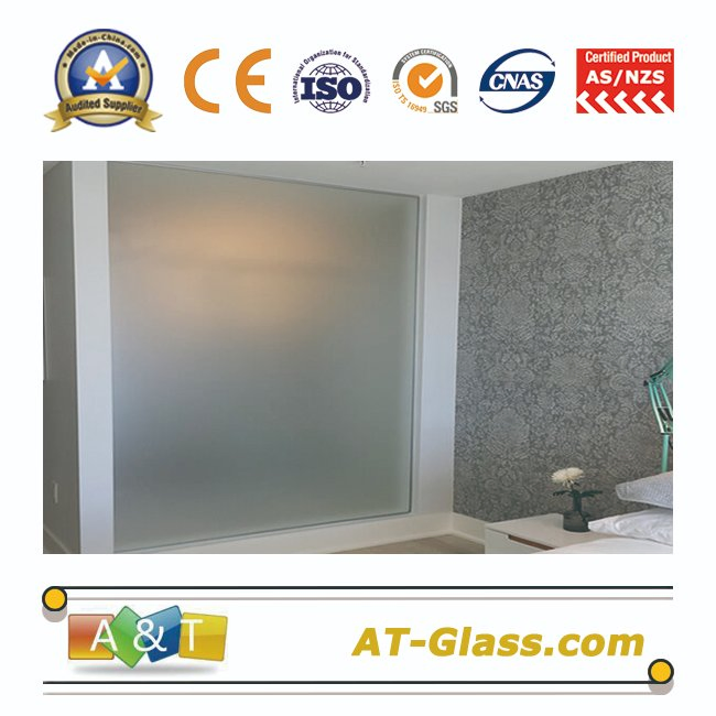 4~10mm Acid Etched Glass Frosted Glass Used for Bathroom Door, etc