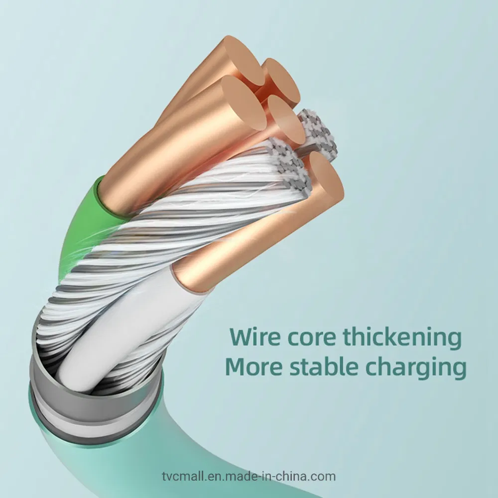 Joyroom Mobile Phone Accessories 1.2m Liquid Silicone USB to Lightning Cable Data Sync Charging Cable - Purple