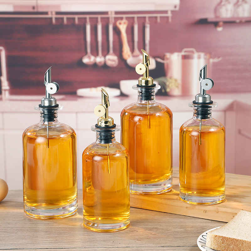 Factory Sale Wholesale Empty Kitchen 500ml Automatic Soy Sauceolive Oil Glass Bottle