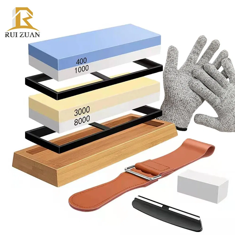 Sharpening Stone Oil Stone 400/1000 3000/8000 Wetstone Sharpen Stone Knife Sharpening Stone Kit